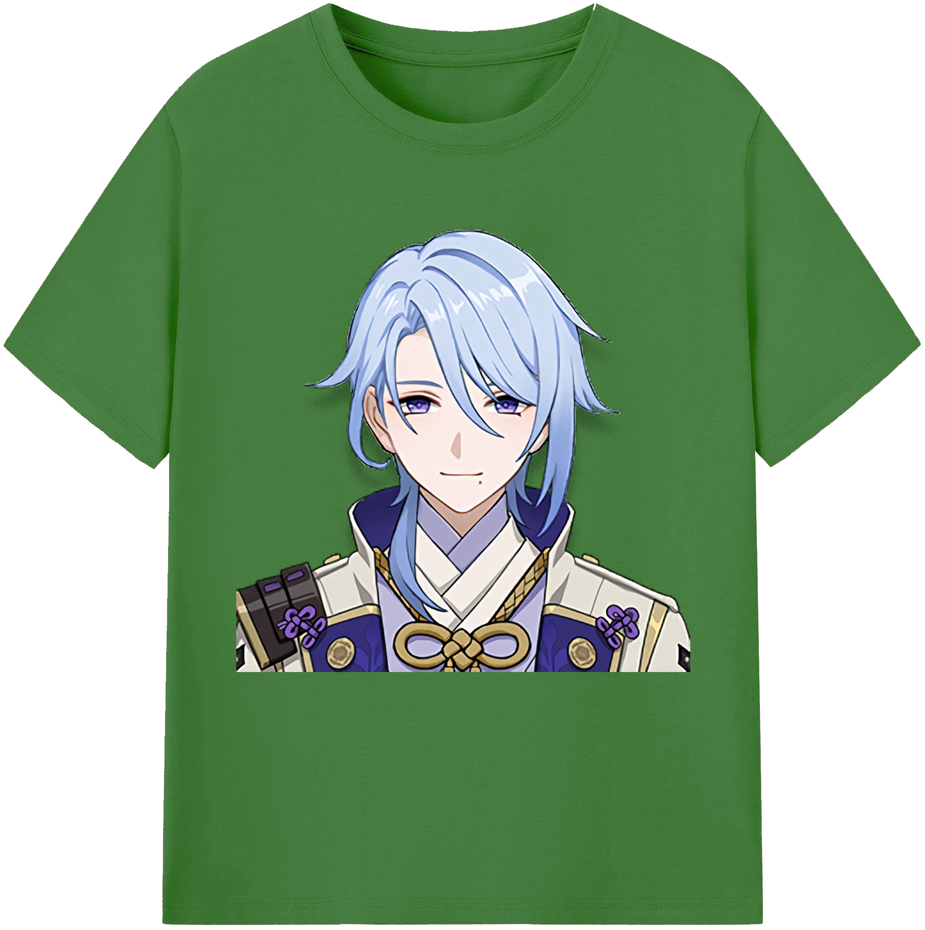 げんし神 神里綾人 かみさとあやと genshin Kamisato Ayato レディースカジュアルプリントTシャツ（綿100％）